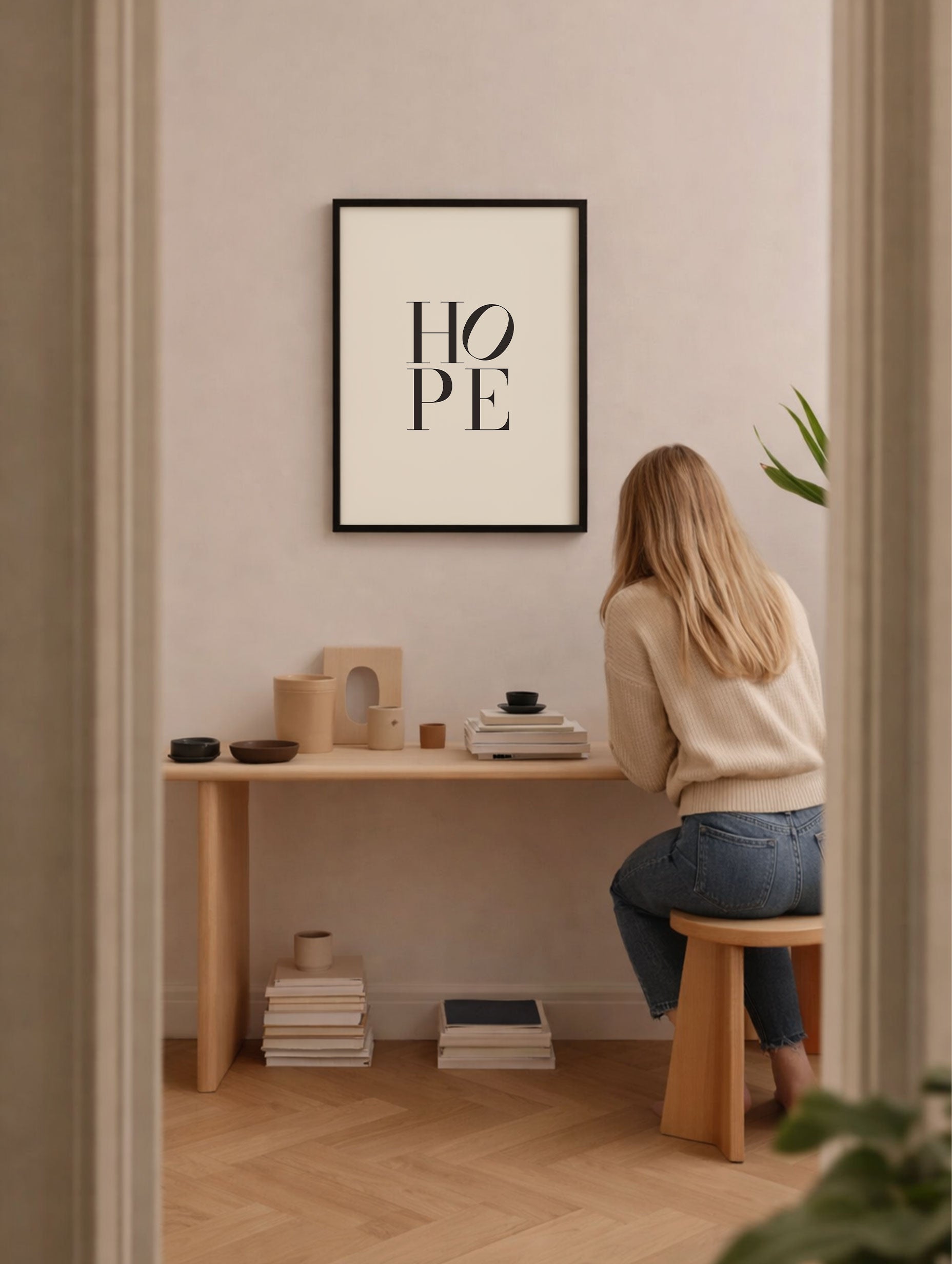 Hope Minimal Poster Mockup