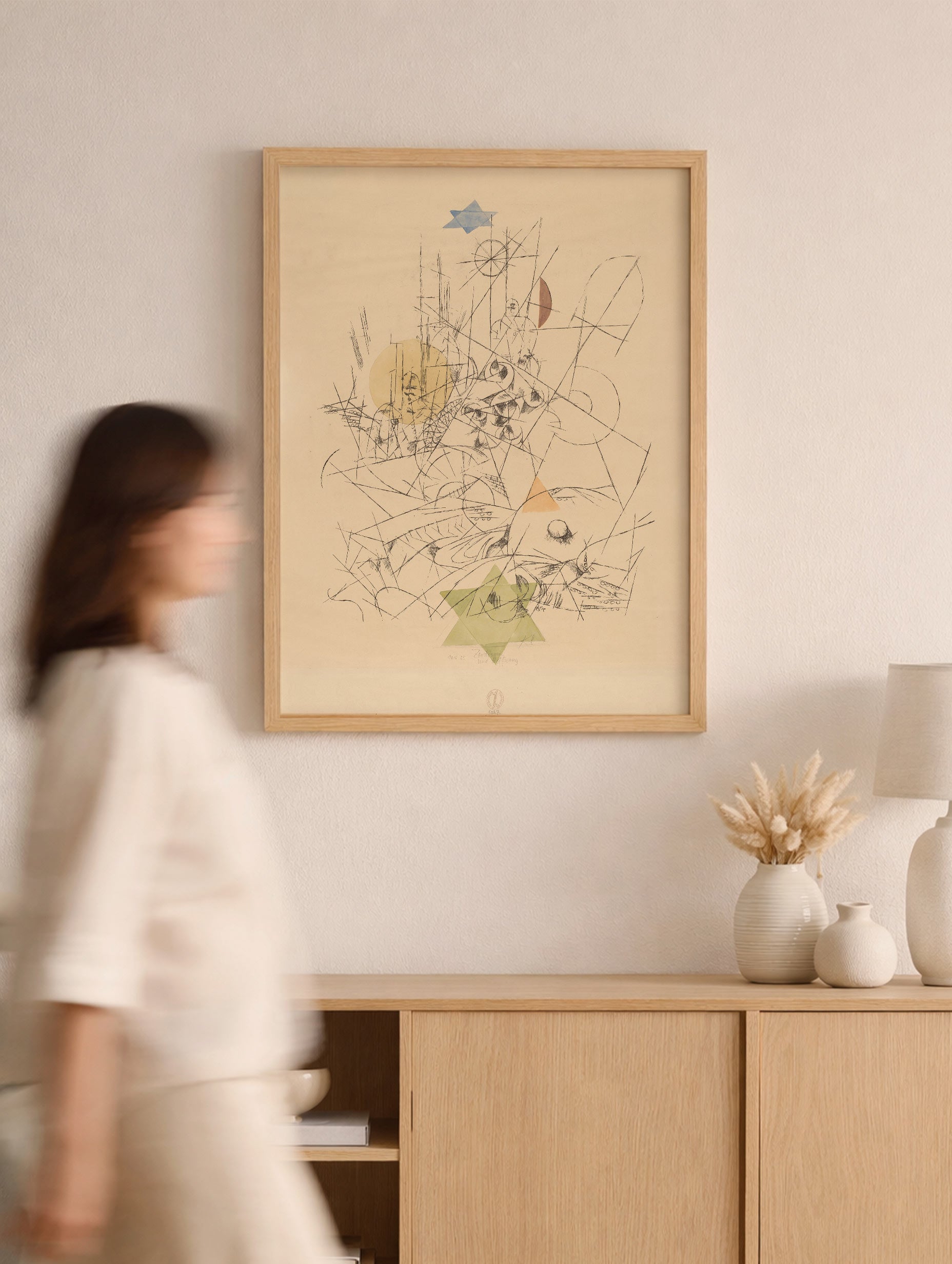 Hope and Destruction Paul Klee Art Print Mockup