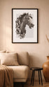 Horse's Head Albert Ryder Art Print Mockup