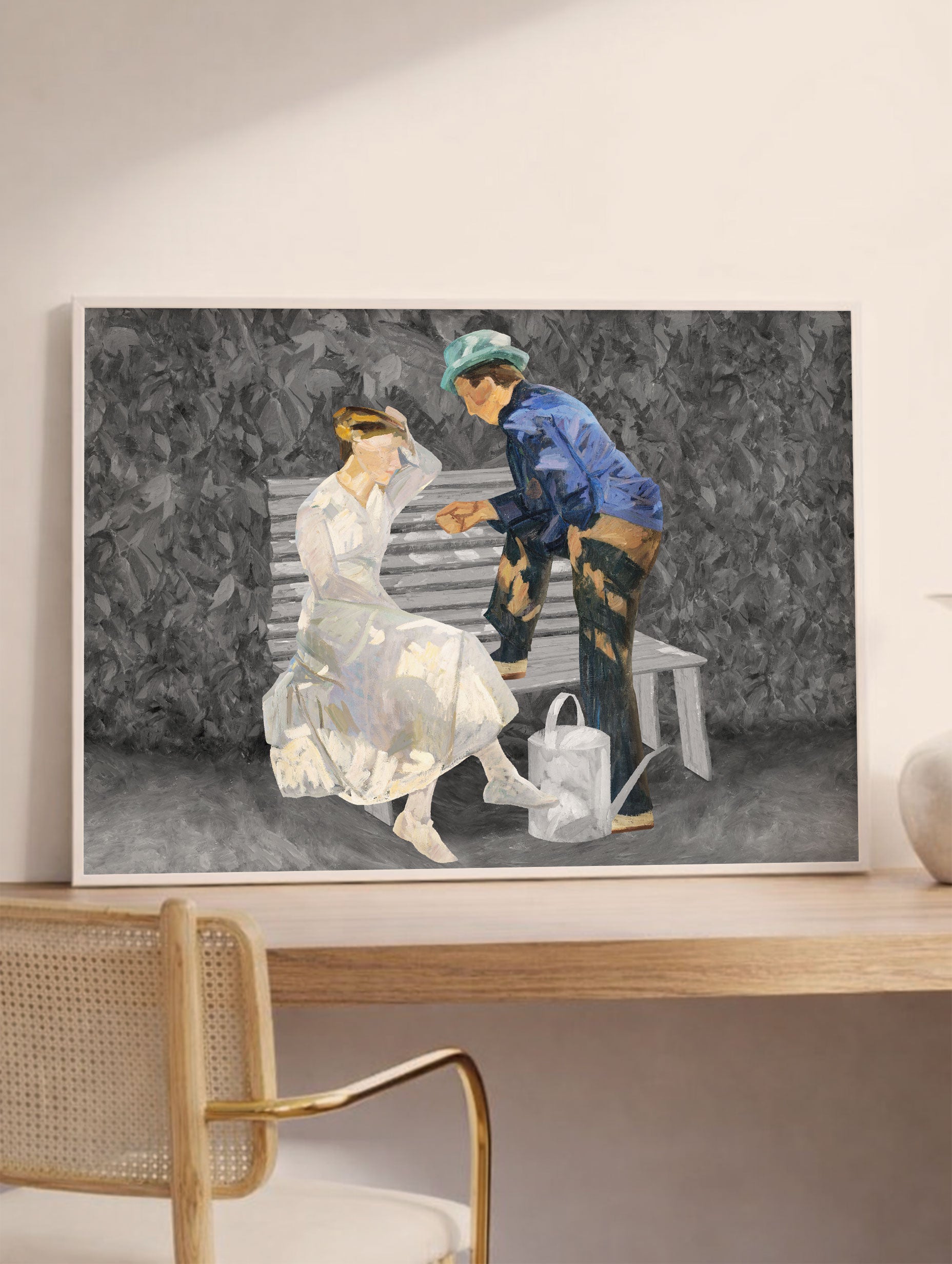 In the Vicarage Garden, Christiansø Edvard Weie Art Mockup