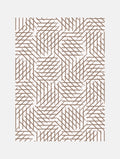 Interwoven Parquet Pattern Abstract Art Print