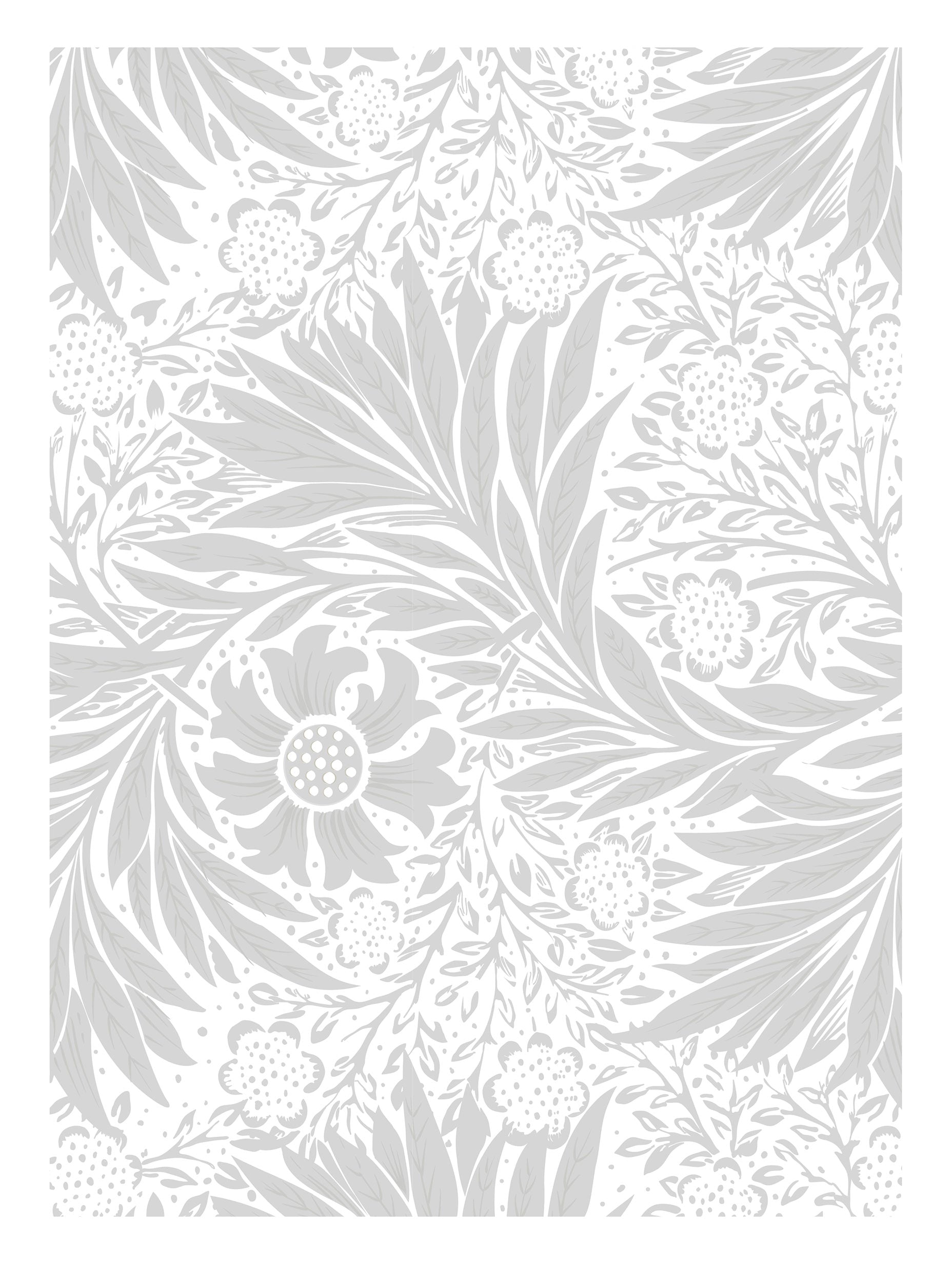 Leaf Pattern William Morris Art Print