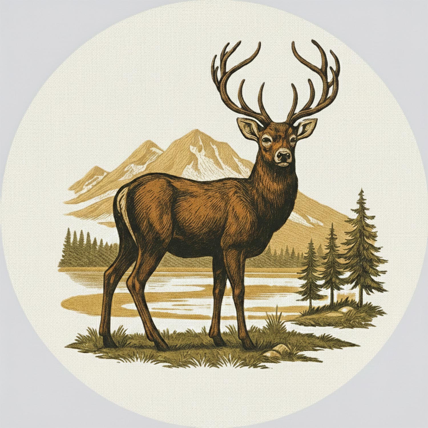 Majestic Deer Mountain