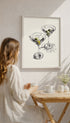 Martini Cocktails Drink Artwork Mockup