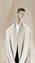 Men in a White Coat Art Print