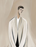 Men in a White Coat Art Print