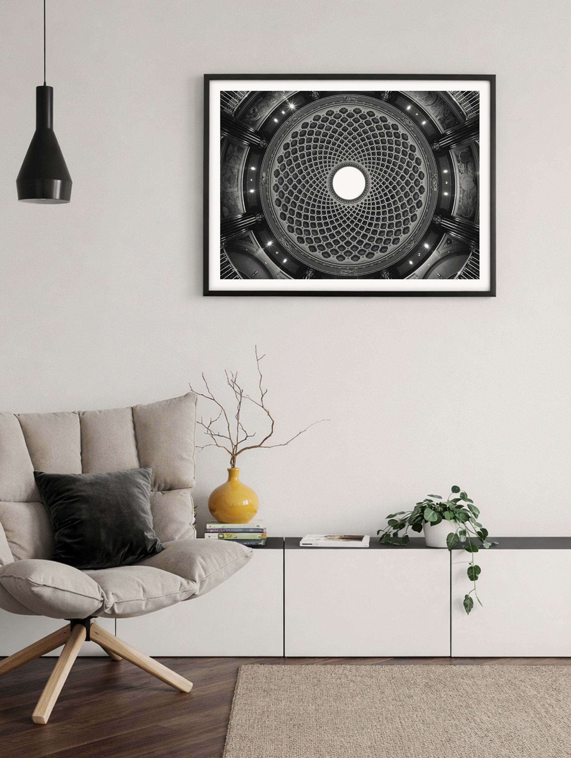 Mosta Dome Architecture Poster Mockup