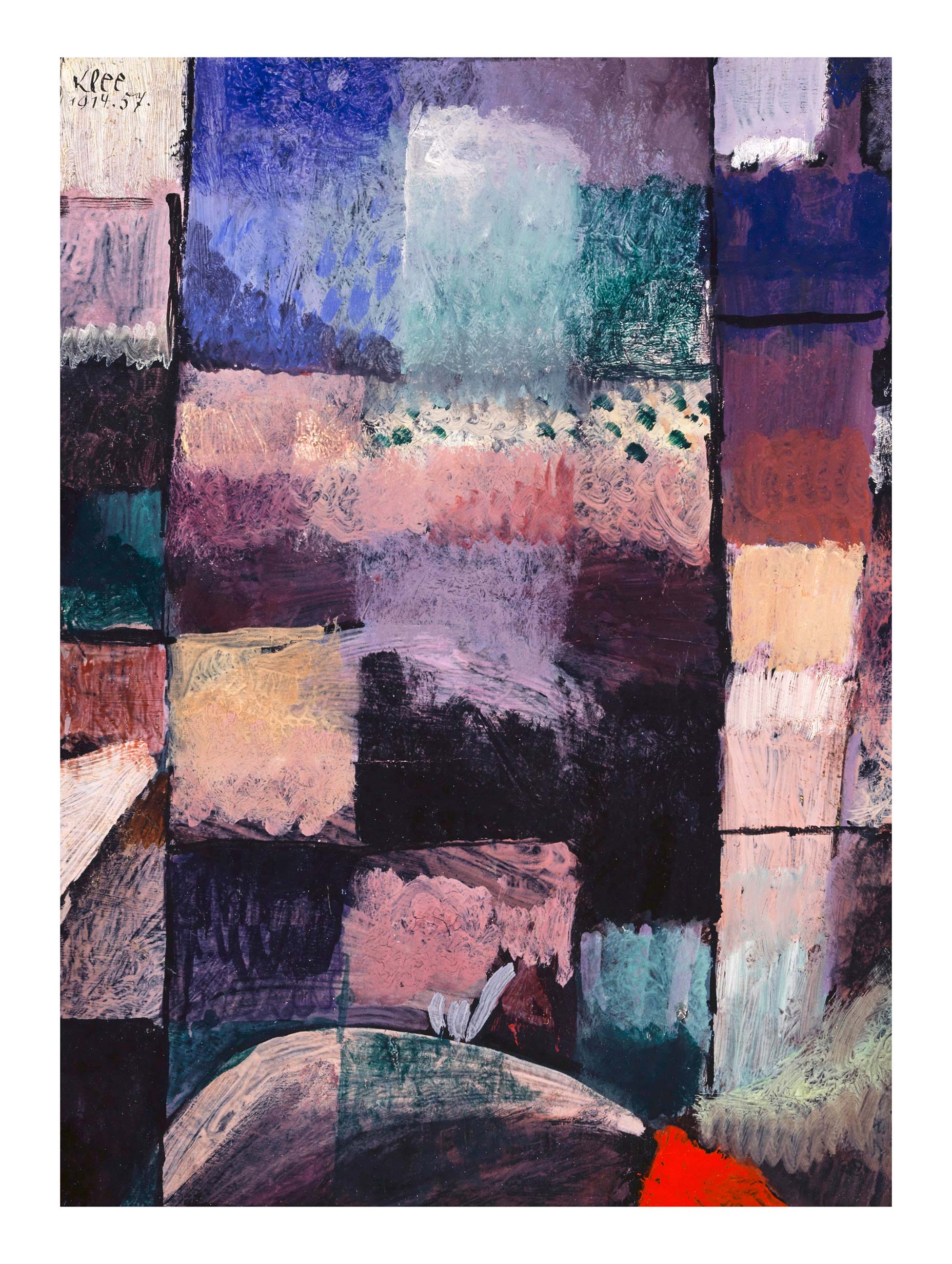 Motif from Hammamet – Paul Klee Art Print