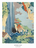 Ono Waterfall on Kisokaidō Road - Hokusai