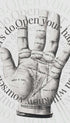 Open Your Hand, Palm Reading Spiritual Poster