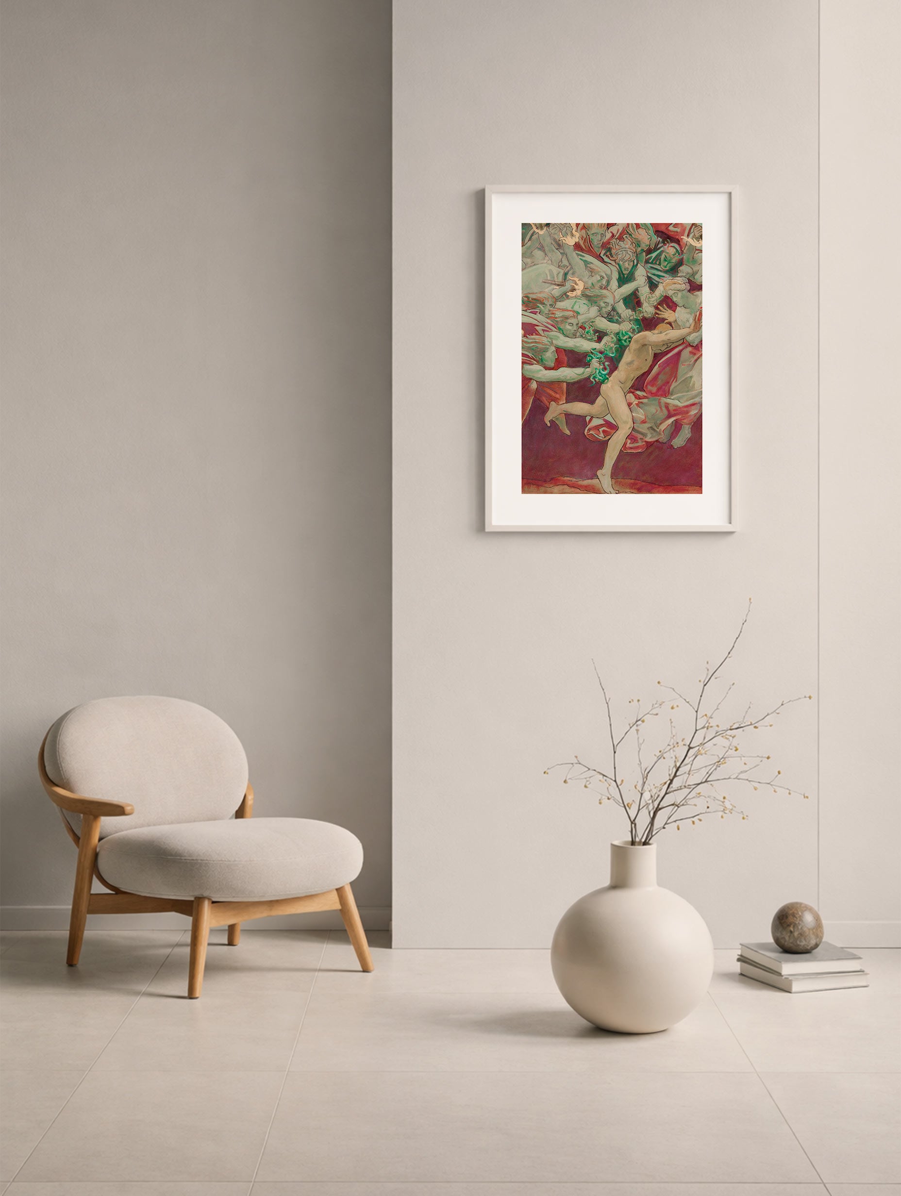 Orestes and the Furies John Singer Sargent Art Print Mockup