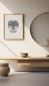 Pansy Flower Art Print Mockup