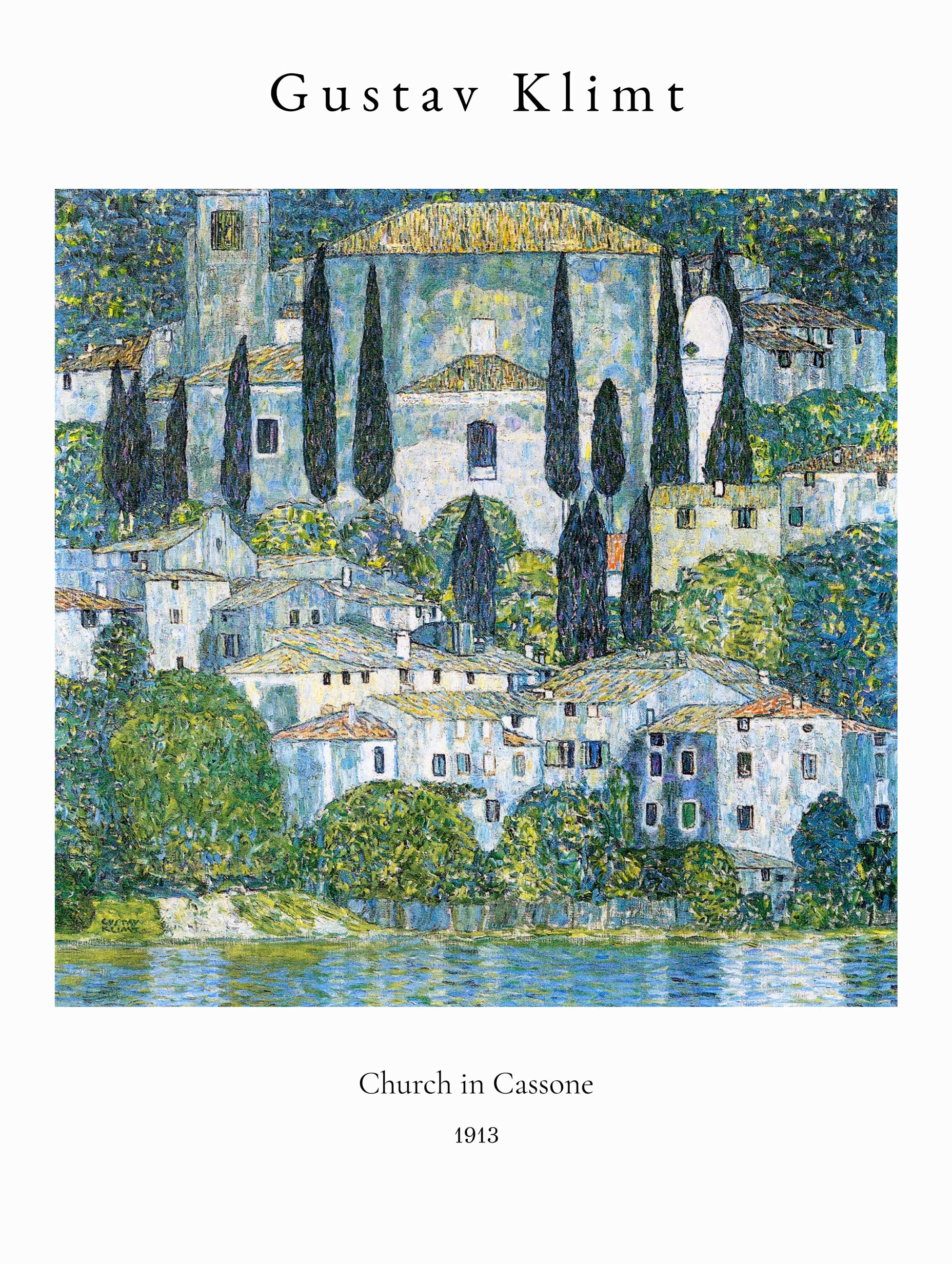 Church in Cassone - Gustav Klimt 
