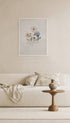 Pressed Flower Art Print Mockup