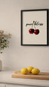 Pure Bliss Minimalist Fruit Artwork Mockup