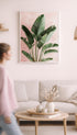 Ravenala Madagascariensis Leaves Botanical Poster Mockup