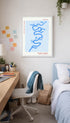 The River Draws Time Line Art Mockup