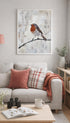 Robin Animal Art Print Mockup
