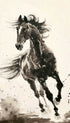 Running Horse Animal Art Print