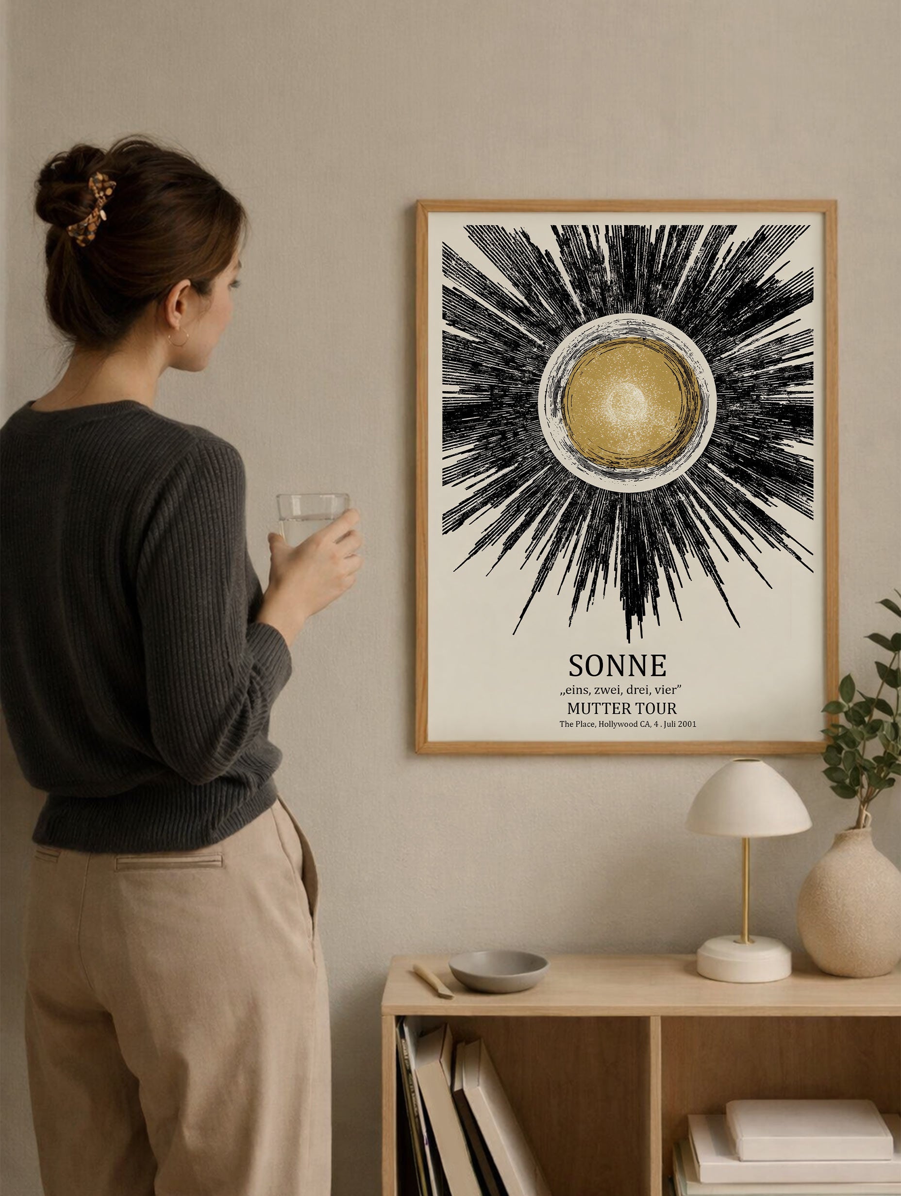 SONNE Mutter Tour Poster Mockup