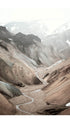Sandy Hills Mountain Wall Art