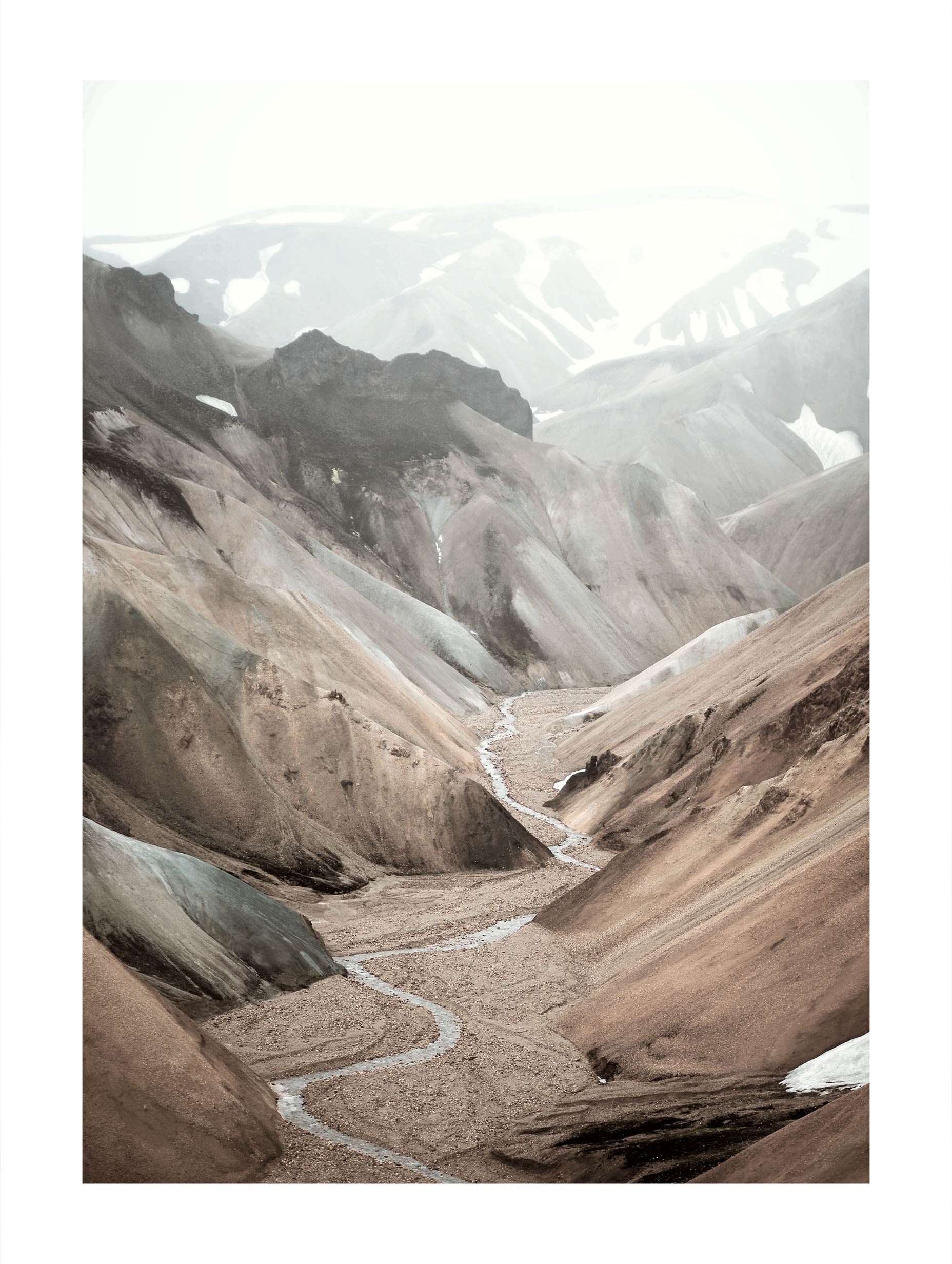 Sandy Hills Mountain Wall Art