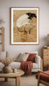 Sarus Crane in Rice Field G.A. Audsley Art Mockup
