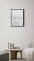 Seagulls on a Beach Ocean Wall Art Mockup