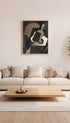 Seated Woman (Woman with the Body of a Guitar) Diego Rivera Art Print Mockup