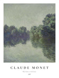 The Seine at Giverny Claude Monet Art Print