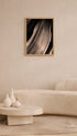 Sepia Tone Leaf Art Print Mockup