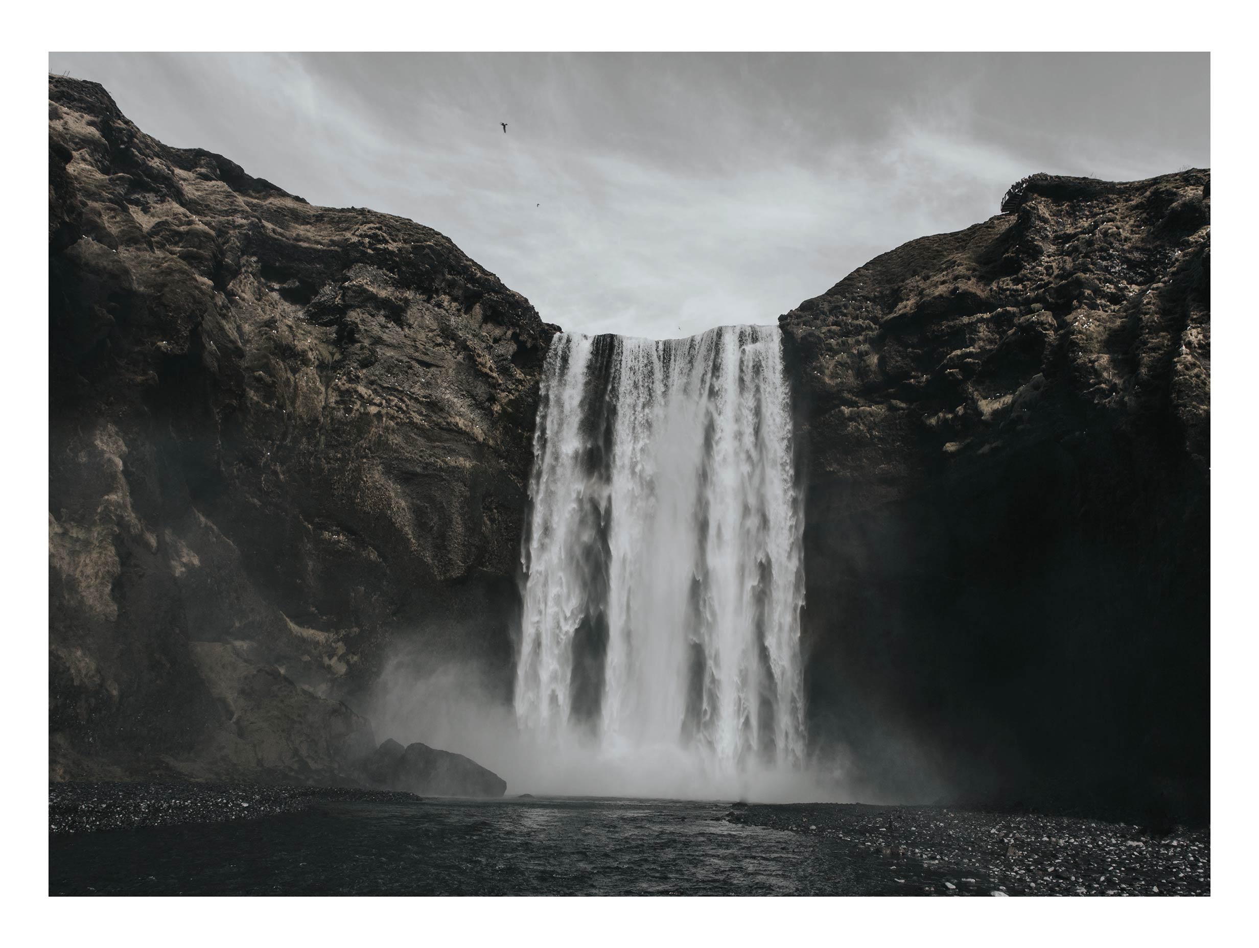 Skógafoss Waterfall Poster