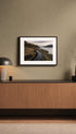 The Snake Road of Faroe Islands Landscape Wall Art Mockup