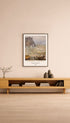 Stormy Sea in Étretat Claude Monet Art Print Mockup