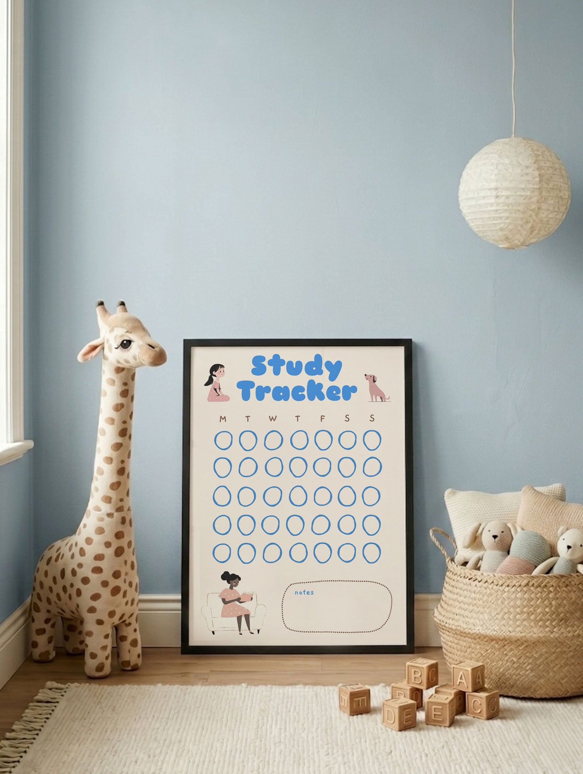 Study Tracker Poster No. 2 Mockup