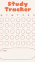 Study Tracker Poster No. 1