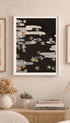Susoshiki with maple leaves in the Tatsuta river Japanese Art Print Mockup