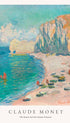 The Beach and the Falaise d'Amont - Claude Monet