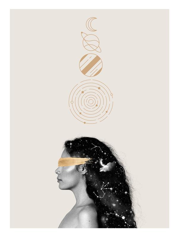 The Celestial Illustration Poster 