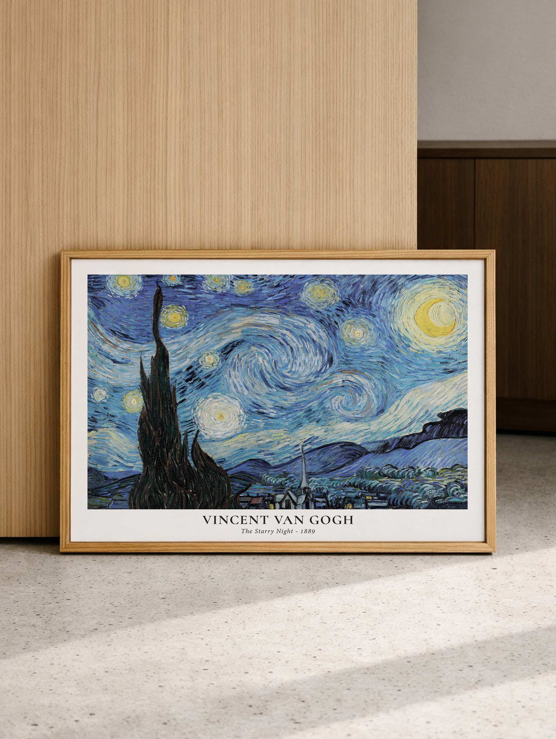 The Starry Night - van Gogh Mockup