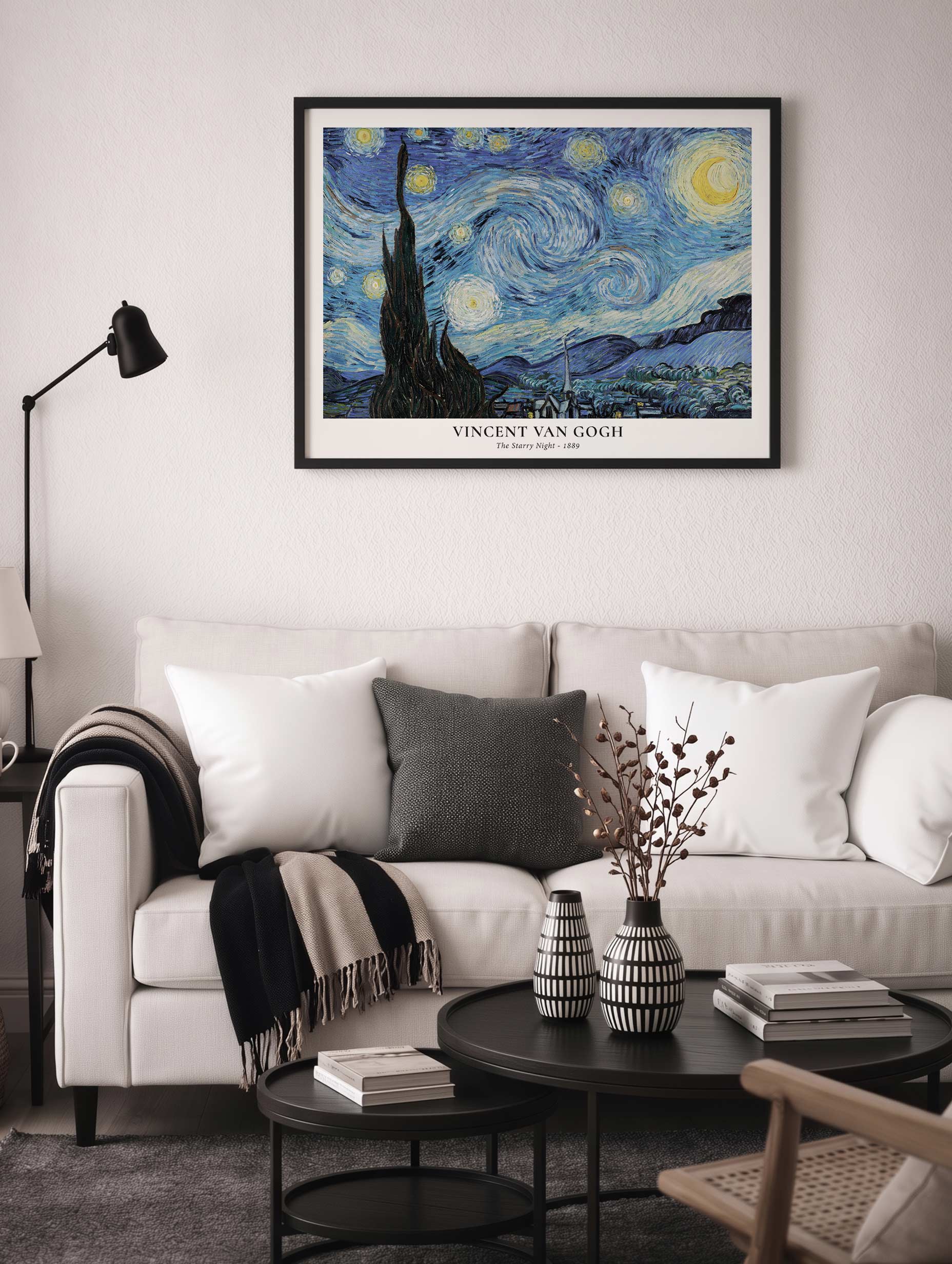 The Starry Night - van Gogh Mockup