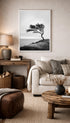 Tree by the Sea Ocean Wall Art Mockup