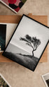 Tree by the Sea Ocean Wall Art Mockup