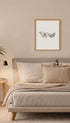 Two Butterflies Kamisaka Sekka Art Print Mockup
