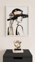 Vintage Fashion Poster Woodruff Art Print Mockup