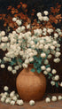 Vintage Floral Vase Flower Art Print