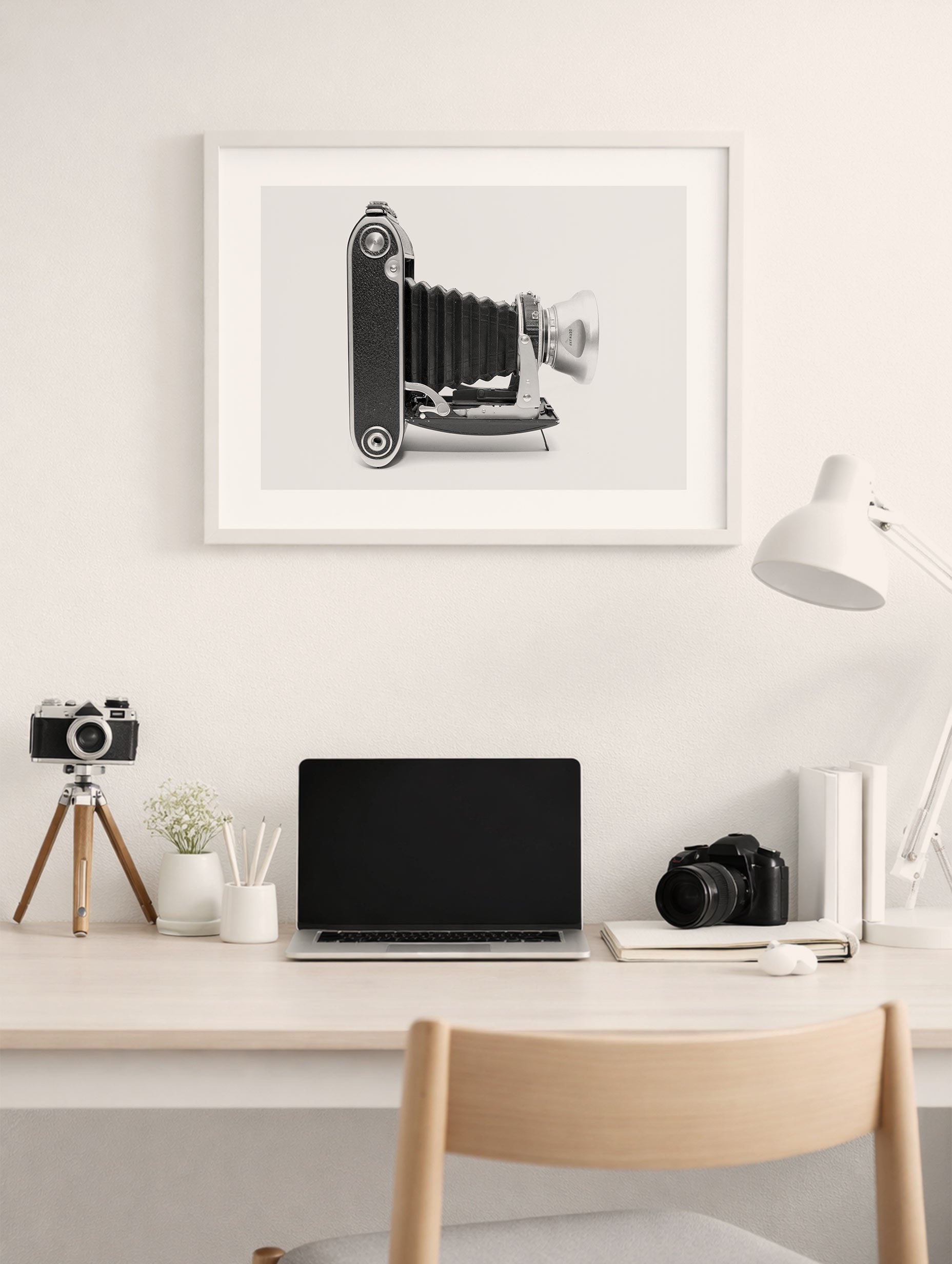 Voigtländer Bessa II Vintage Poster Mockup