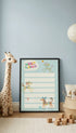 Weekly Planner Poster Mockup