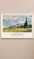 Wheat Field with Cypresses Van Gogh Art Print No 2 Mockup