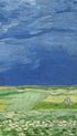 Wheatfield under Thunderclouds Van Gogh Art Print
